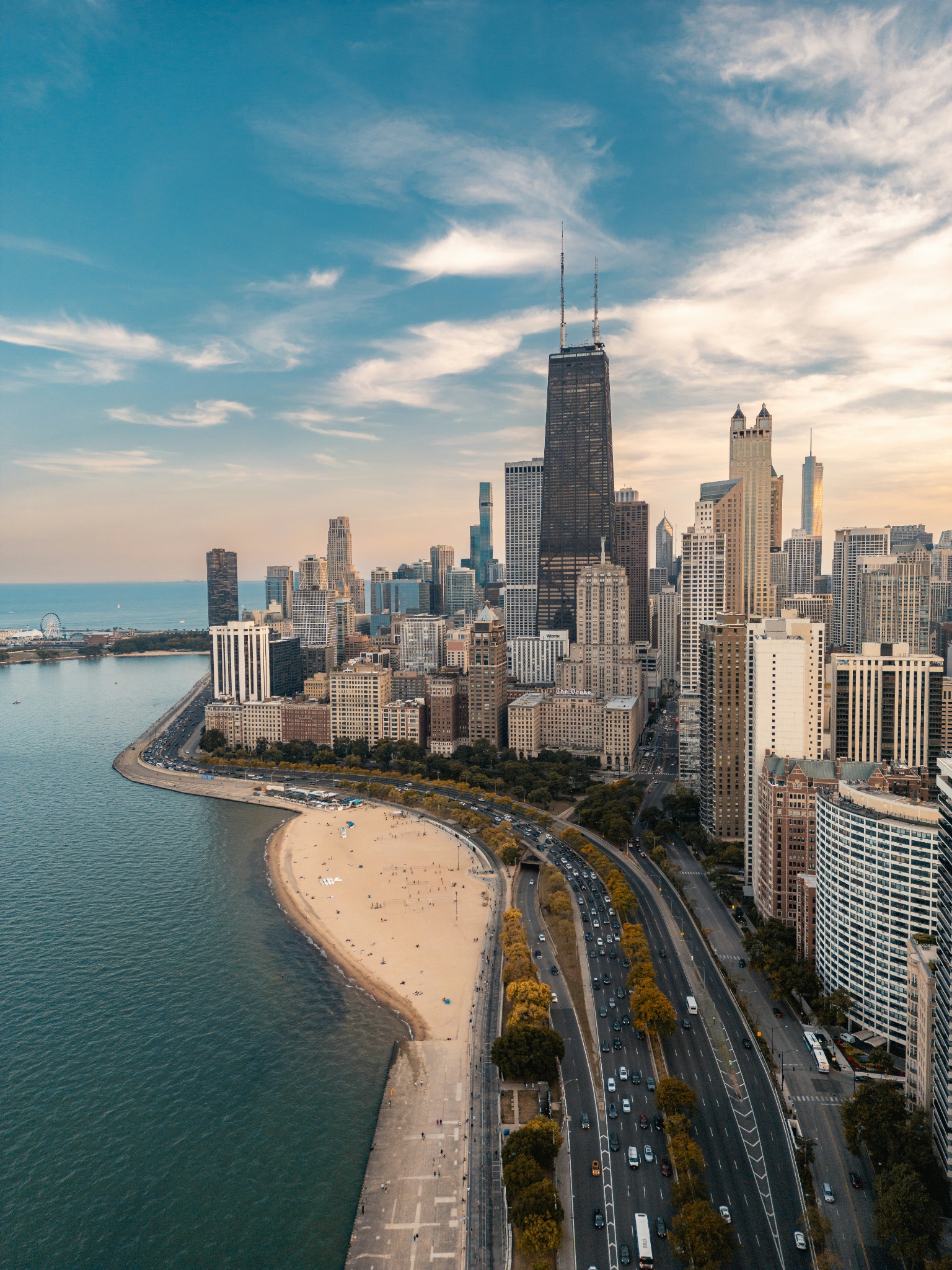 Chicago skyline and lakefront